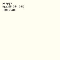 #FFFEF1 - Rice Cake Color Image